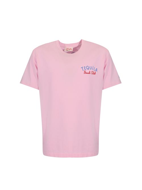 T-shirt Portland in cotone con ricamo Tequila Beach Club Mc2 Saint Barth | PRL000208140L